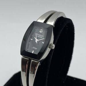 Women's Armitron Diamond NOW Black Dial Bracelet Band Watch